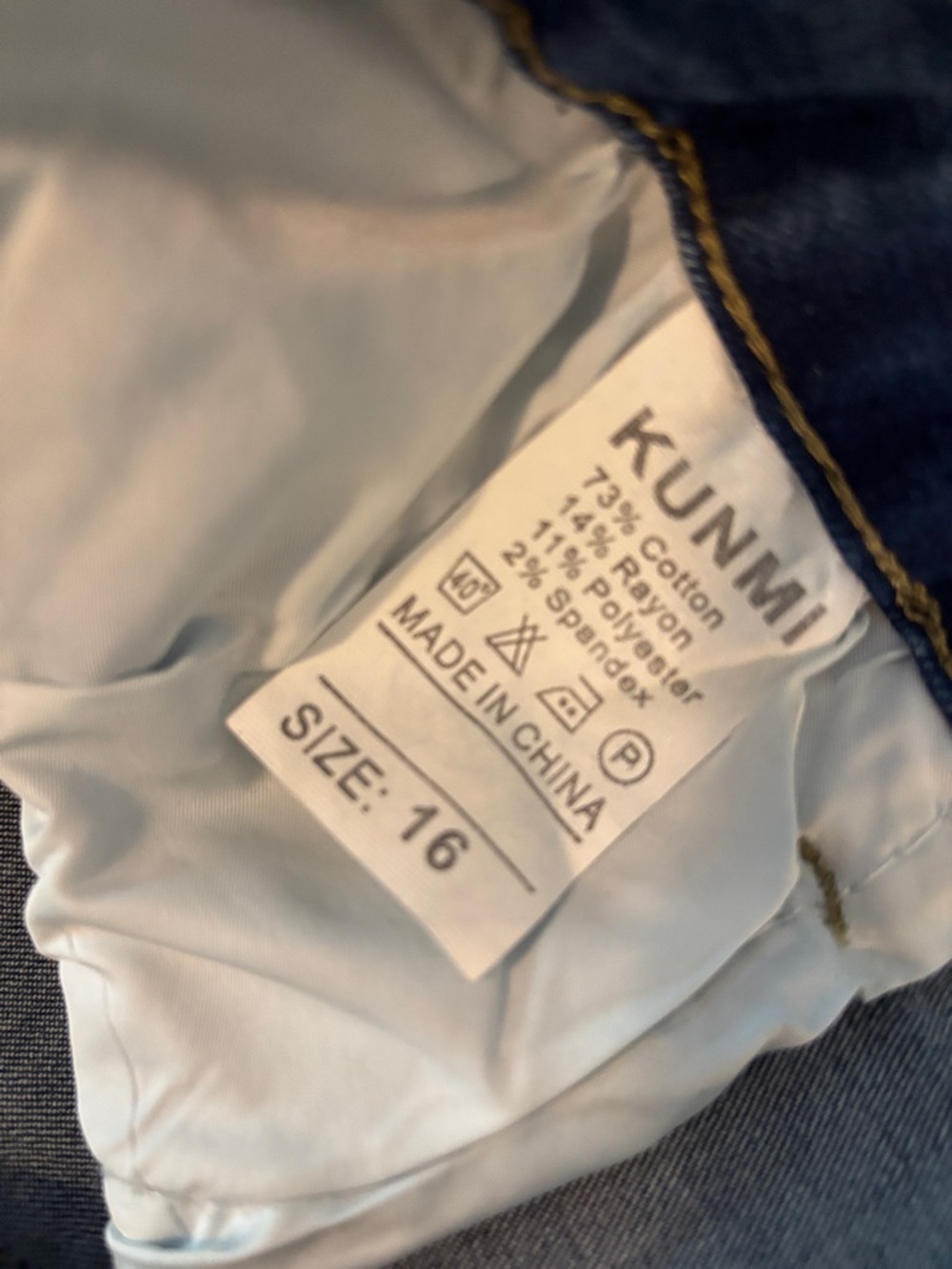 Wide Leg Women’s Jeans in Blue - Classic Flare Style - Picture 12 of 12